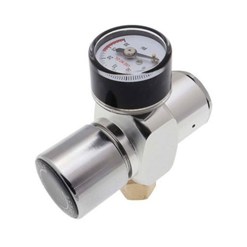 Мини-регулятор давления CO₂ 30 PSI для картриджа CO₂ с резьбой 3/8"-24 UNF 16 г, модель BP02
